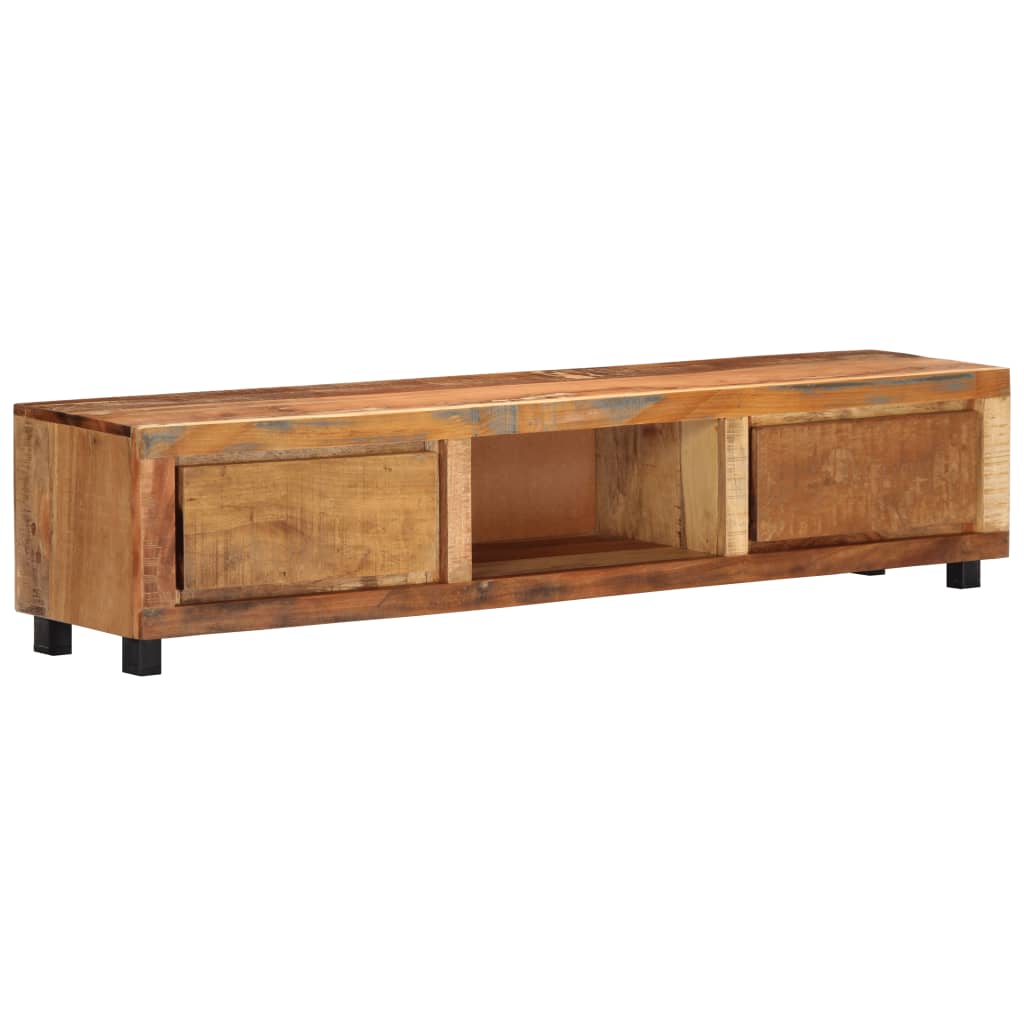 Tv-Meubel 100X30X33 Cm Massief Gerecycled Hout