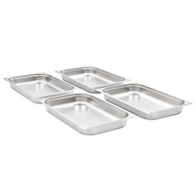Gastronormbakken 4 St Gn 1/1 65 Mm Roestvrij Staal 530 x 325 x 65 mm