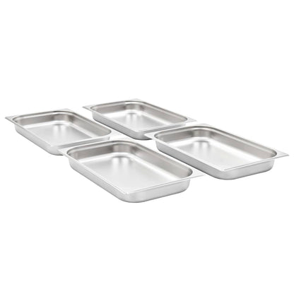 Gastronormbakken 4 St Gn 1/1 65 Mm Roestvrij Staal 530 x 325 x 65 mm