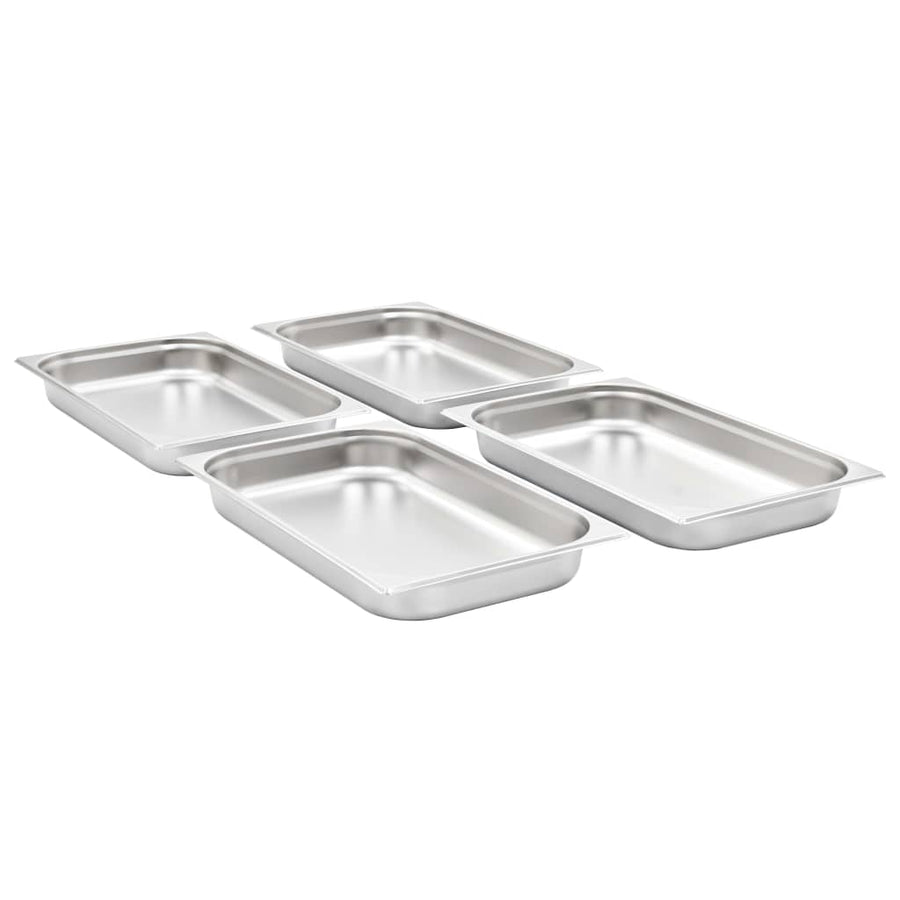 Gastronormbakken 4 St Gn 1/1 65 Mm Roestvrij Staal 530 x 325 x 65 mm