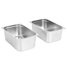 Gastronormbakken 2 St Gn 1/1 200 Mm Roestvrij Staal 530 x 325 x 200 mm