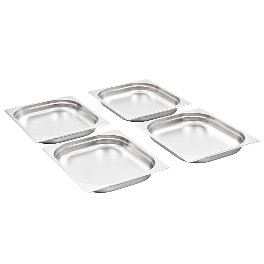 Gastronormbakken 8 St Gn 1/2 40 Mm Roestvrij Staal 325 x 265 x 40 mm