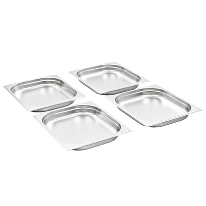 Gastronormbakken 8 St Gn 1/2 40 Mm Roestvrij Staal 325 x 265 x 40 mm