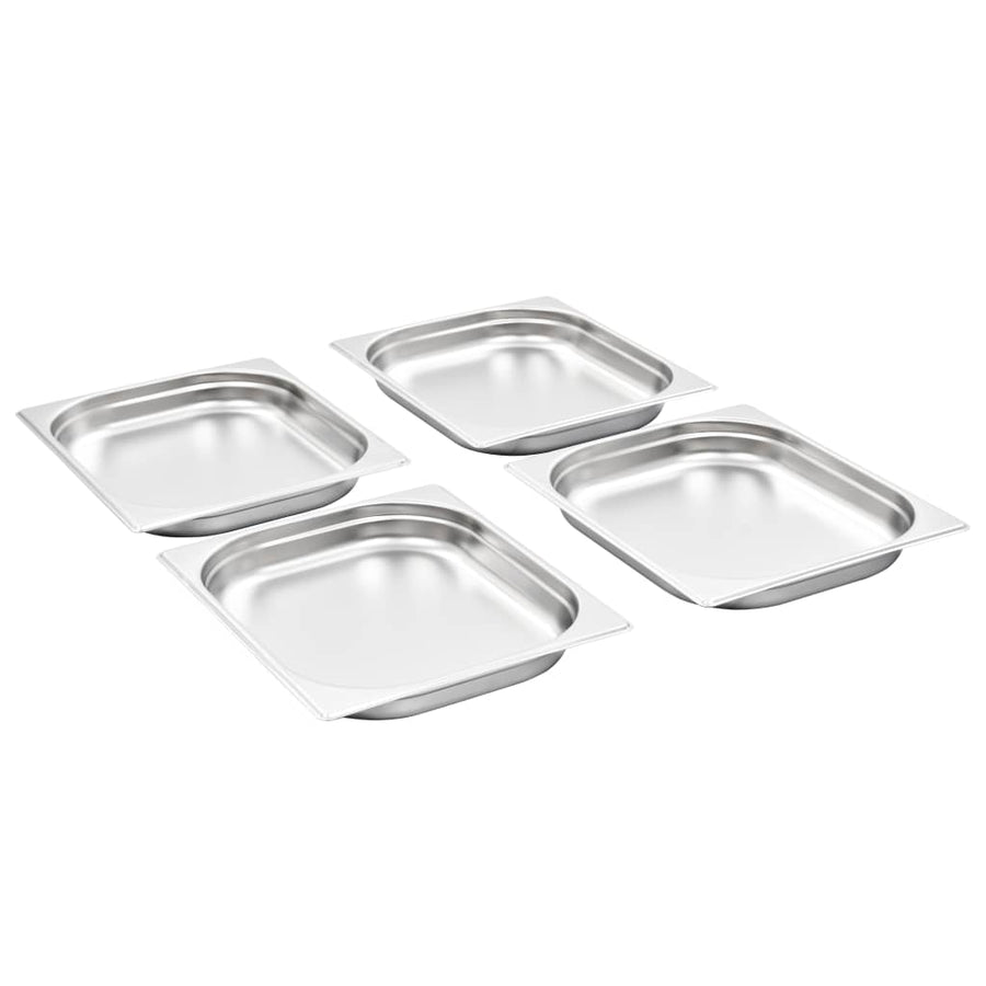 Gastronormbakken 8 St Gn 1/2 40 Mm Roestvrij Staal 325 x 265 x 40 mm