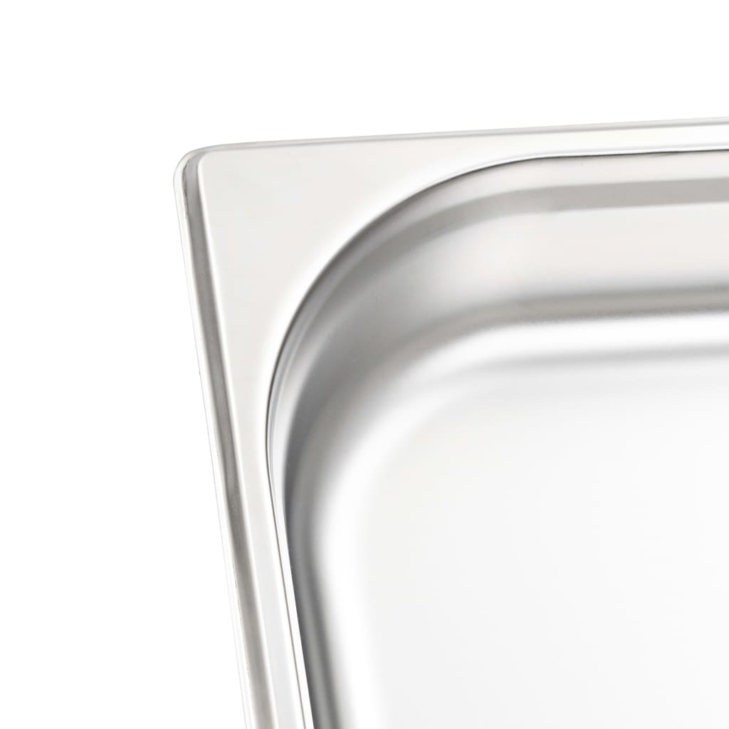 Gastronormbakken 4 St Gn 1/2 65 Mm Roestvrij Staal 325 x 265 x 65 mm