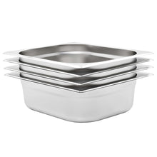 Gastronormbakken 4 St Gn 1/2 100 Mm Roestvrij Staal 325 x 265 x 100 mm