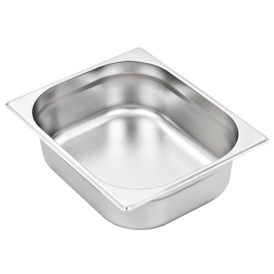 Gastronormbakken 4 St Gn 1/2 100 Mm Roestvrij Staal 325 x 265 x 100 mm