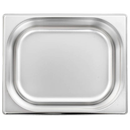 Gastronormbakken 4 St Gn 1/2 100 Mm Roestvrij Staal 325 x 265 x 100 mm