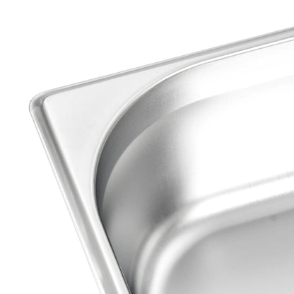 Gastronormbakken 4 St Gn 1/2 100 Mm Roestvrij Staal 325 x 265 x 100 mm