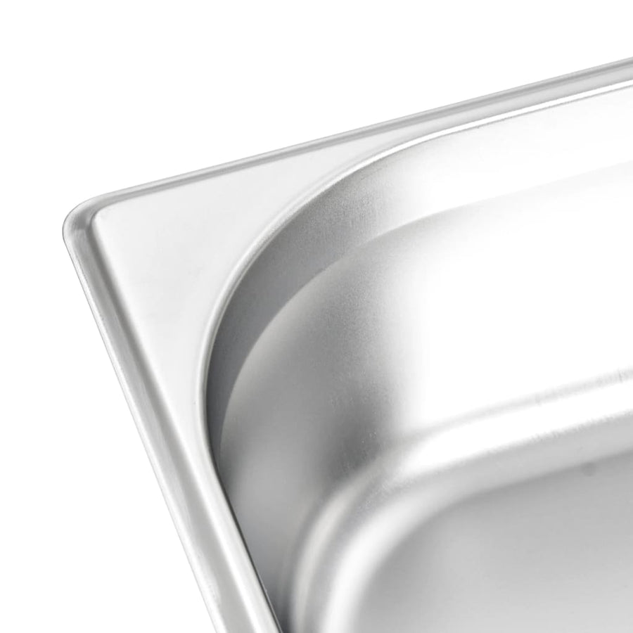 Gastronormbakken 4 St Gn 1/2 100 Mm Roestvrij Staal 325 x 265 x 100 mm
