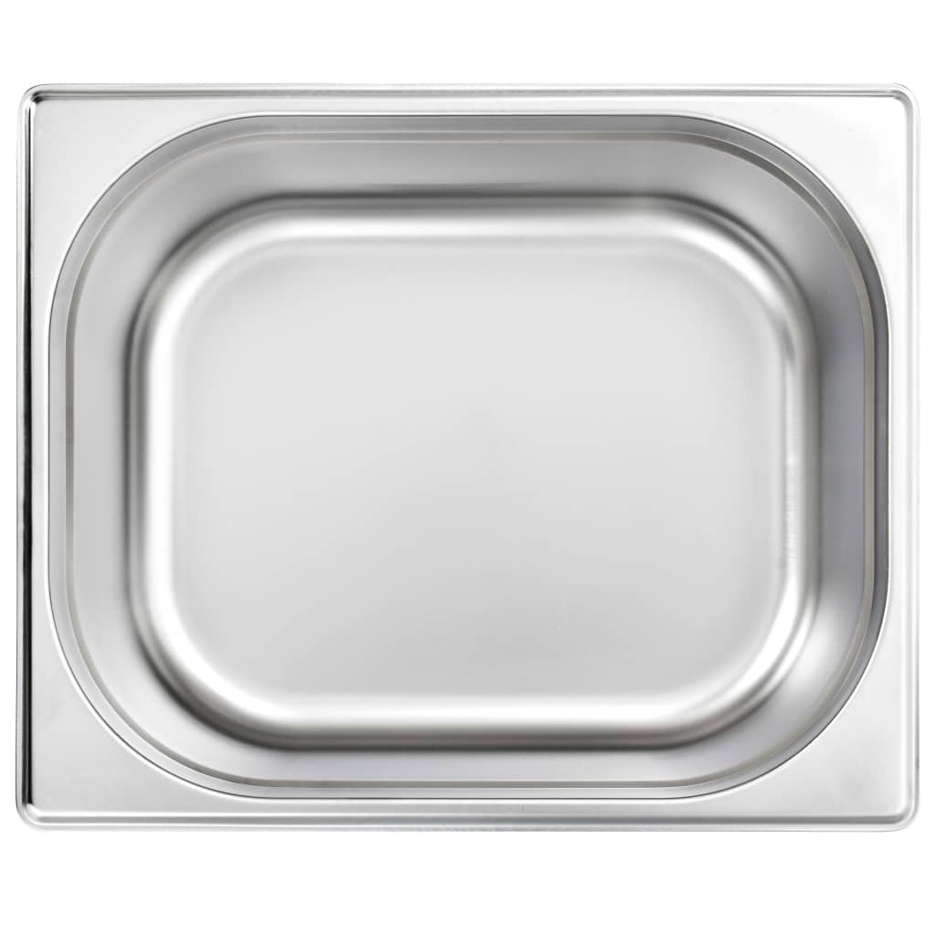Gastronormbakken 2 St Gn 1/2 150 Mm Roestvrij Staal 325 x 265 x 150 mm