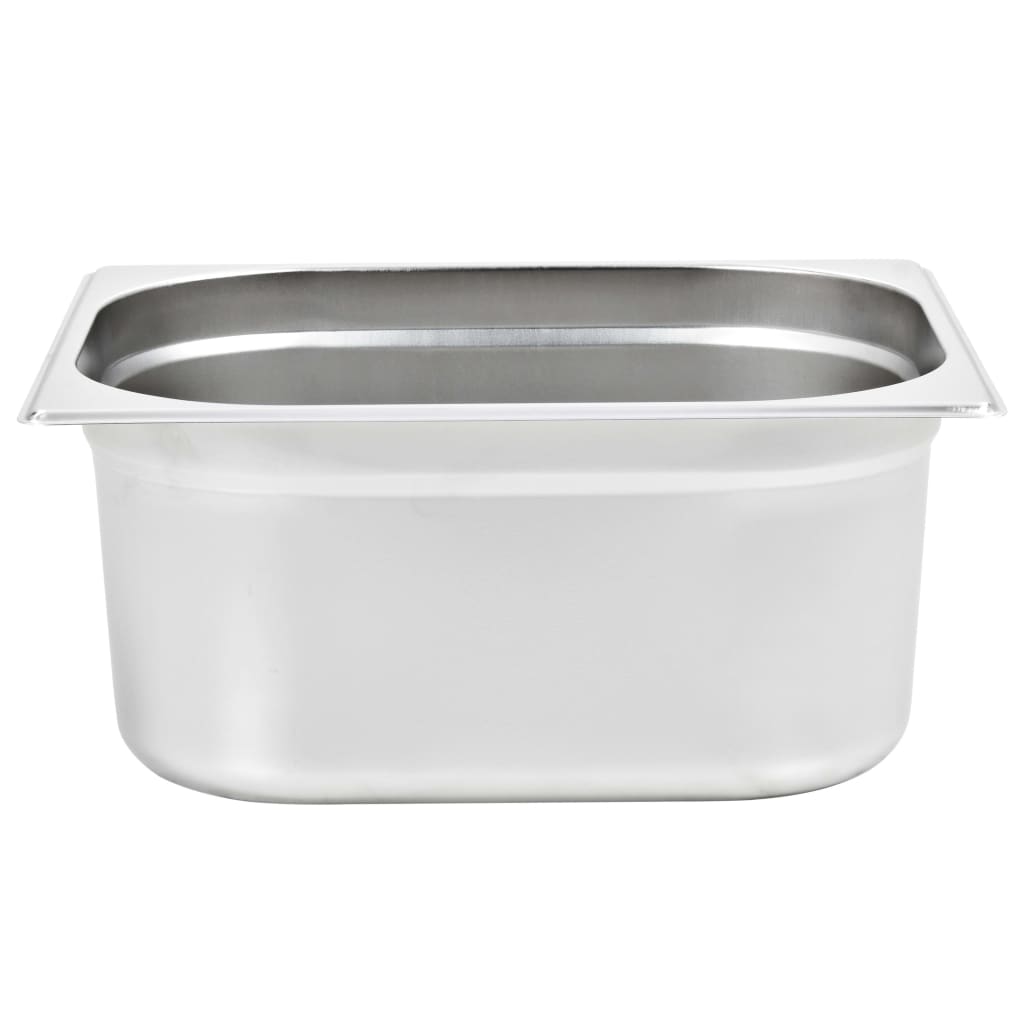 Gastronormbakken 2 St Gn 1/2 150 Mm Roestvrij Staal 325 x 265 x 150 mm