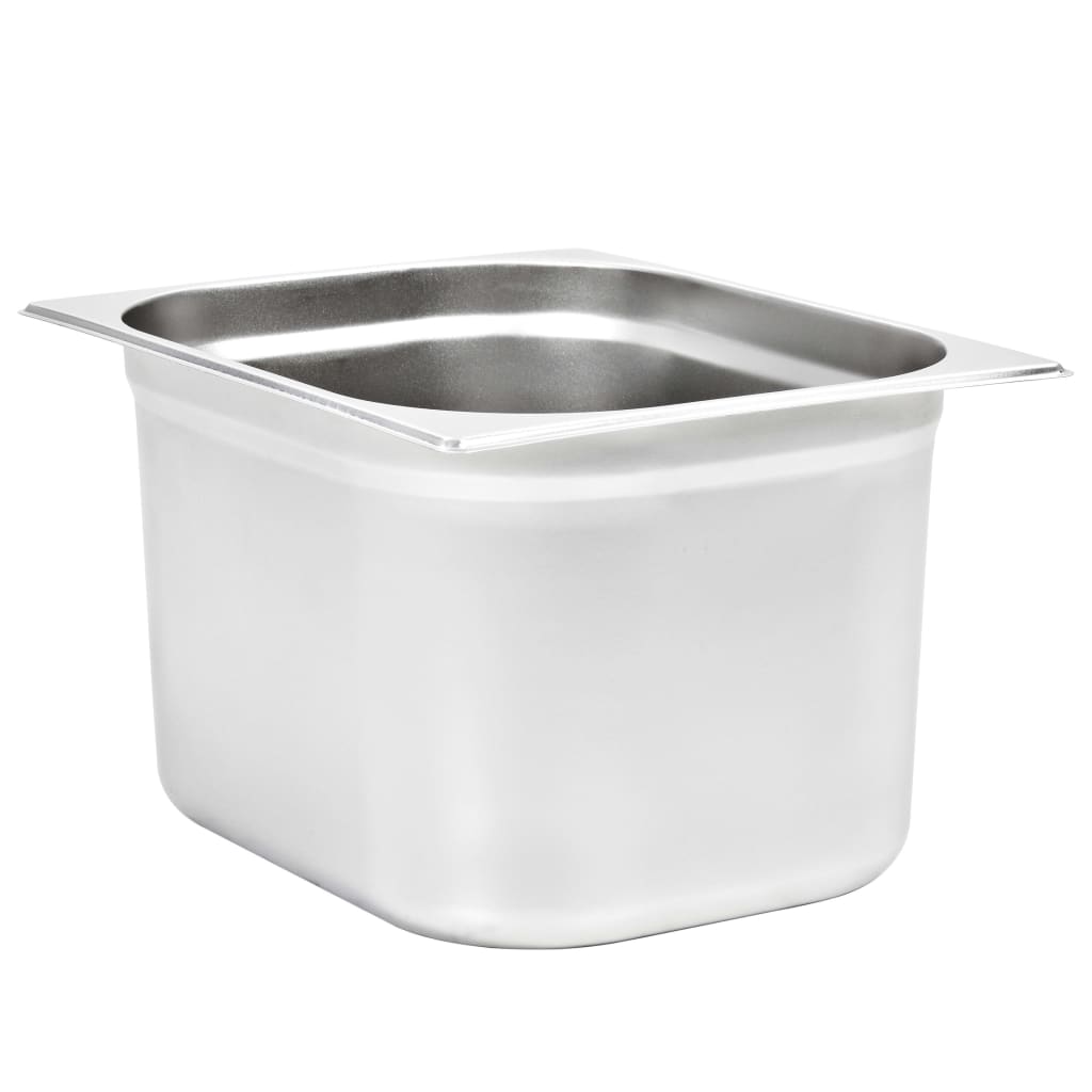 Gastronormbakken 2 St Gn 1/2 200 Mm Roestvrij Staal 325 x 265 x 200 mm