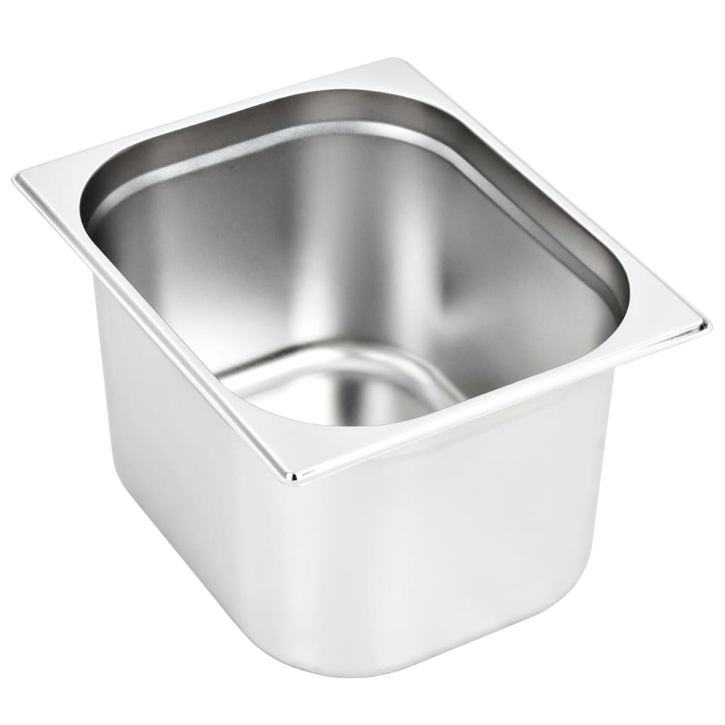 Gastronormbakken 2 St Gn 1/2 200 Mm Roestvrij Staal 325 x 265 x 200 mm