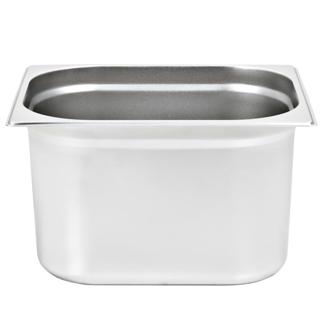 Gastronormbakken 2 St Gn 1/2 200 Mm Roestvrij Staal 325 x 265 x 200 mm