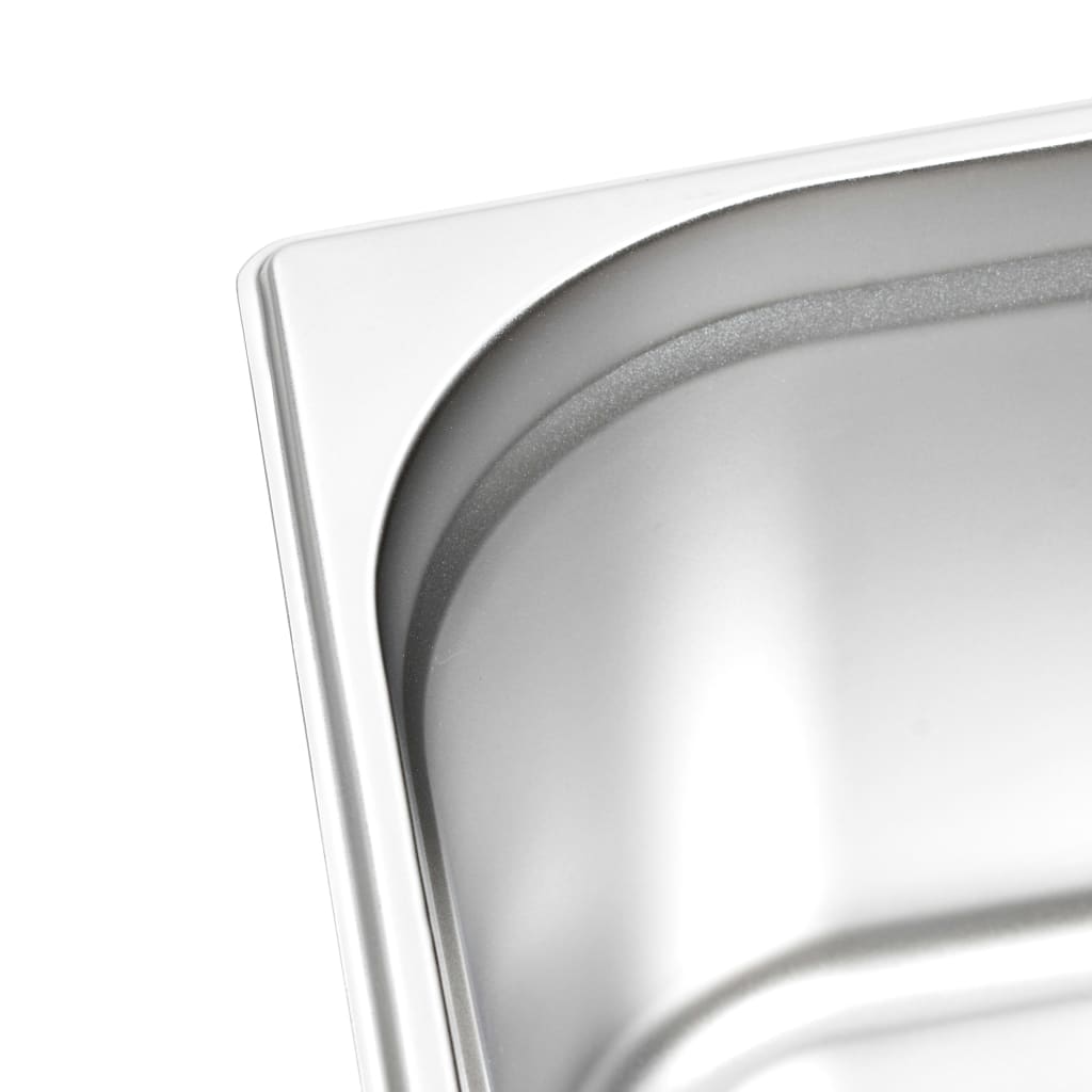 Gastronormbakken 2 St Gn 1/2 200 Mm Roestvrij Staal 325 x 265 x 200 mm