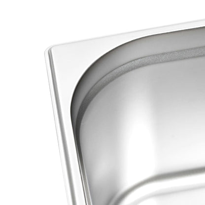 Gastronormbakken 2 St Gn 1/2 200 Mm Roestvrij Staal 325 x 265 x 200 mm