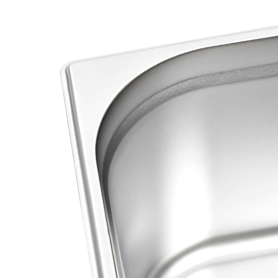 Gastronormbakken 2 St Gn 1/2 200 Mm Roestvrij Staal 325 x 265 x 200 mm