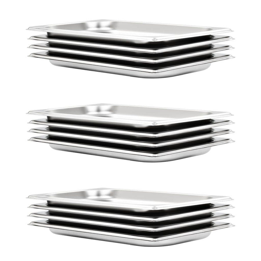 Gastronormbakken 12 St Gn 1/3 20 Mm Roestvrij Staal 325 x 176 x 20 mm