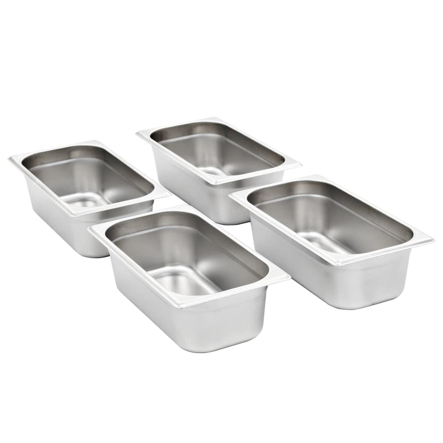 Gastronormbakken 8 St Gn 1/3 100 Mm Roestvrij Staal 325 x 176 x 100 mm