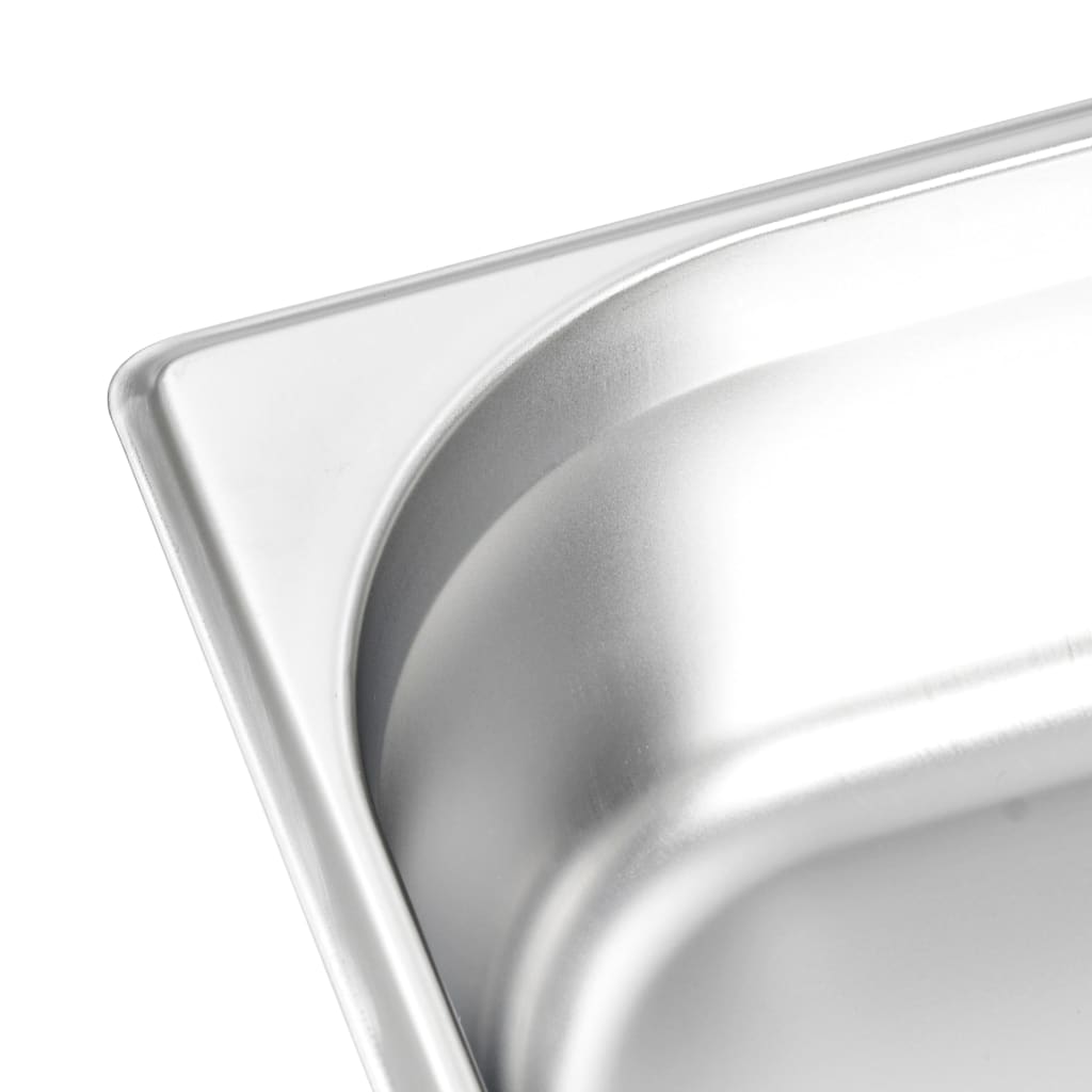 Gastronormbakken 8 St Gn 1/3 100 Mm Roestvrij Staal 325 x 176 x 100 mm