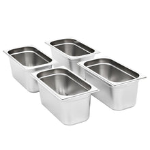 Gastronormbakken 4 St Gn 1/3 150 Mm Roestvrij Staal 325 x 176 x 150 mm