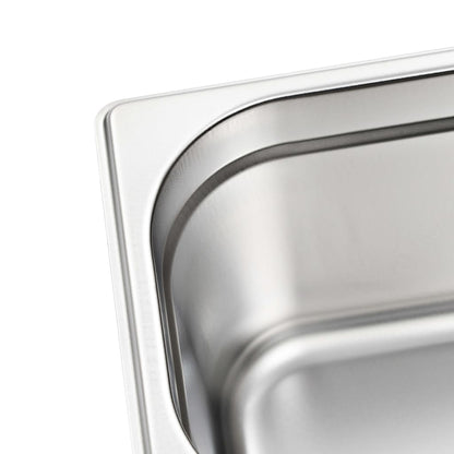 Gastronormbakken 4 St Gn 1/3 150 Mm Roestvrij Staal 325 x 176 x 150 mm