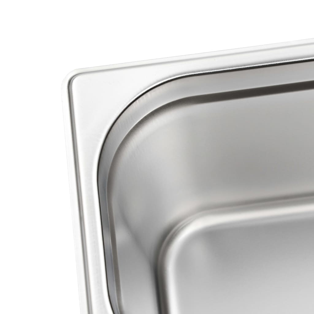 Gastronormbakken 4 St Gn 1/3 200 Mm Roestvrij Staal 325 x 176 x 200 mm