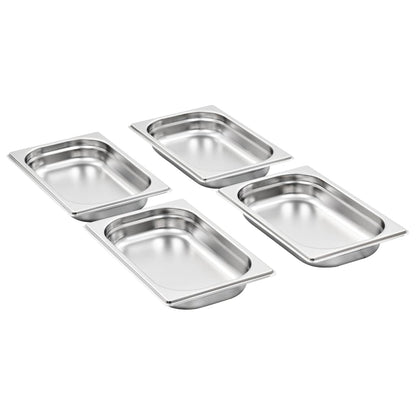 Gastronormbakken 12 St Gn 1/4 40 Mm Roestvrij Staal 265 x 162 x 40 mm