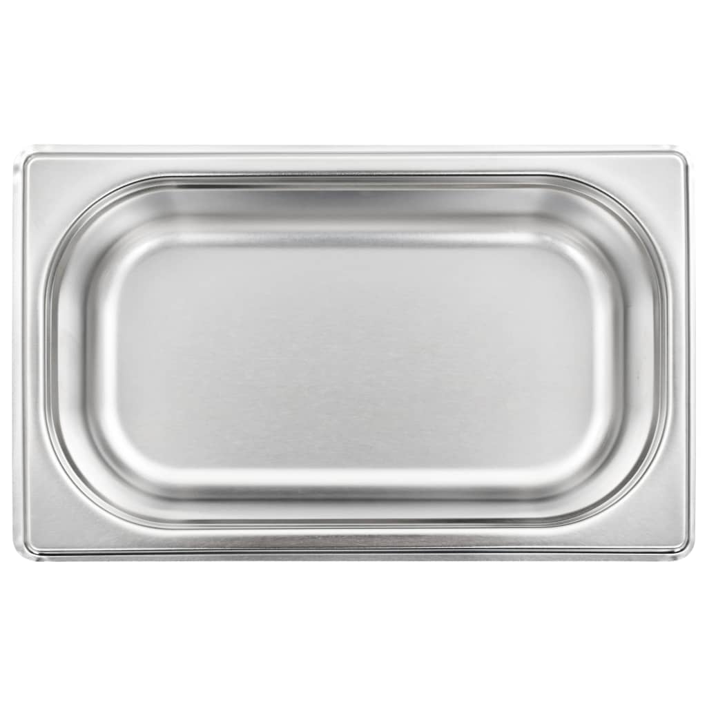 Gastronormbakken 8 St Gn 1/4 65 Mm Roestvrij Staal 265 x 162 x 65 mm