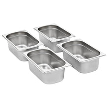 Gastronormbakken 8 St Gn 1/4 100 Mm Roestvrij Staal 265 x 162 x 100 mm