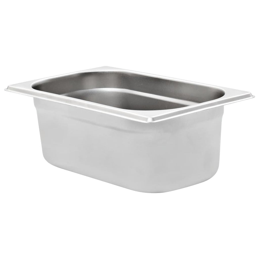 Gastronormbakken 8 St Gn 1/4 100 Mm Roestvrij Staal 265 x 162 x 100 mm