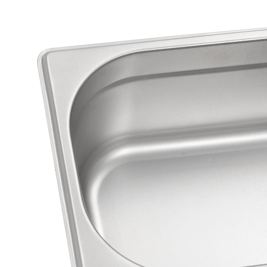 Gastronormbakken 8 St Gn 1/4 100 Mm Roestvrij Staal 265 x 162 x 100 mm