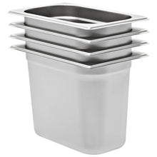 Gastronormbakken 4 St Gn 1/4 200 Mm Roestvrij Staal 265 x 162 x 200 mm