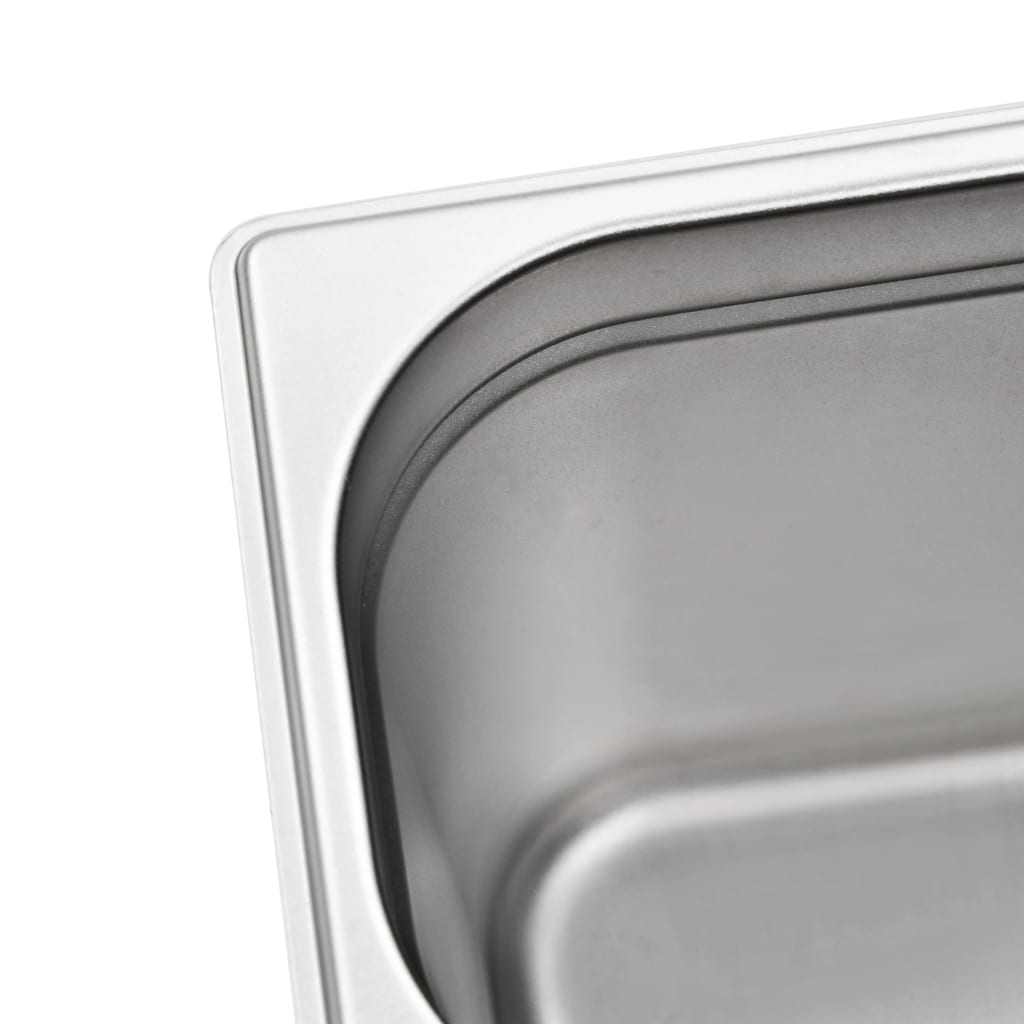 Gastronormbakken 4 St Gn 1/4 200 Mm Roestvrij Staal 265 x 162 x 200 mm