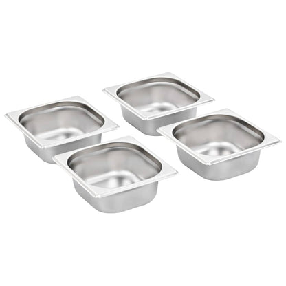 Gastronormbakken 12 St Gn 1/6 65 Mm Roestvrij Staal