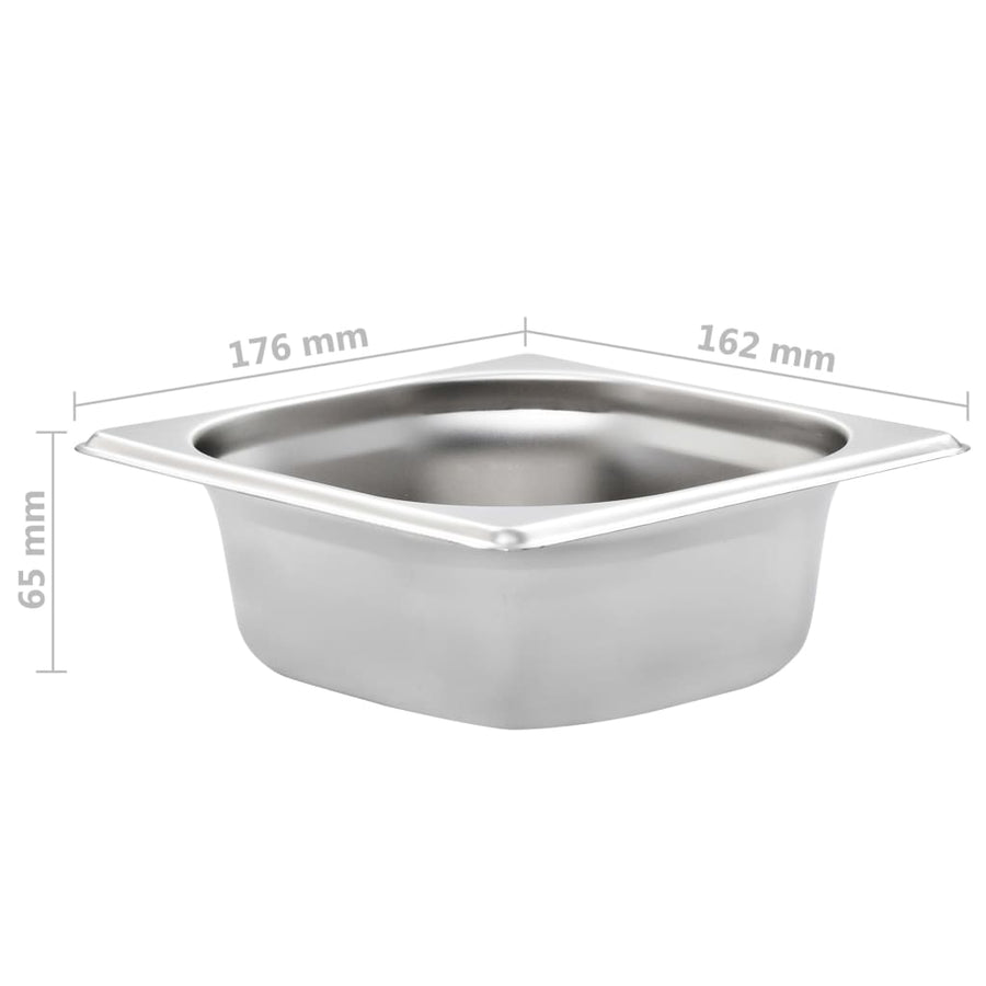 Gastronormbakken 12 St Gn 1/6 65 Mm Roestvrij Staal