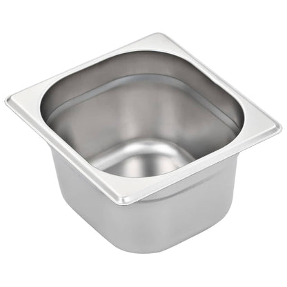 Gastronormbakken 12 St Gn 1/6 100 Mm Roestvrij Staal 176 x 162 x 100 mm