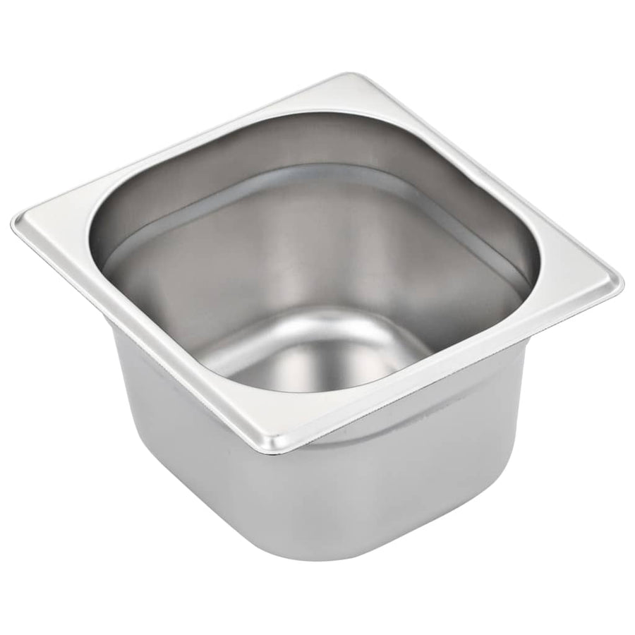 Gastronormbakken 12 St Gn 1/6 100 Mm Roestvrij Staal 176 x 162 x 100 mm