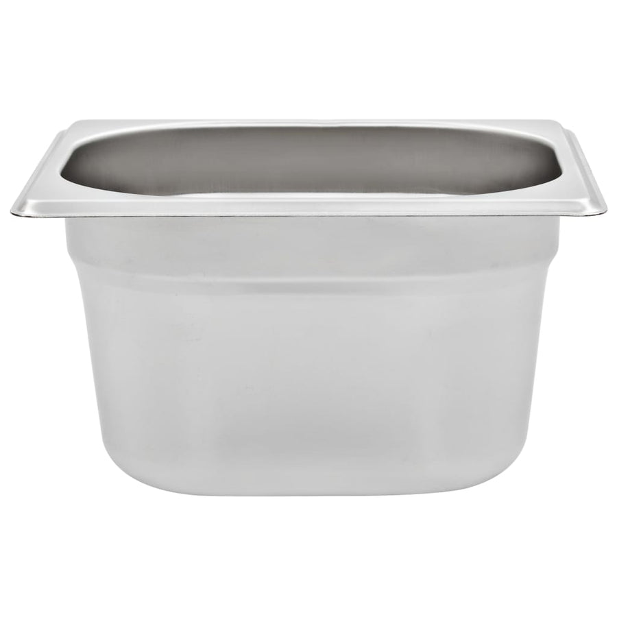 Gastronormbakken 12 St Gn 1/6 100 Mm Roestvrij Staal 176 x 162 x 100 mm