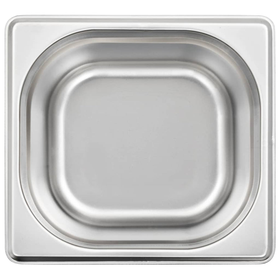 Gastronormbakken 12 St Gn 1/6 100 Mm Roestvrij Staal 176 x 162 x 100 mm