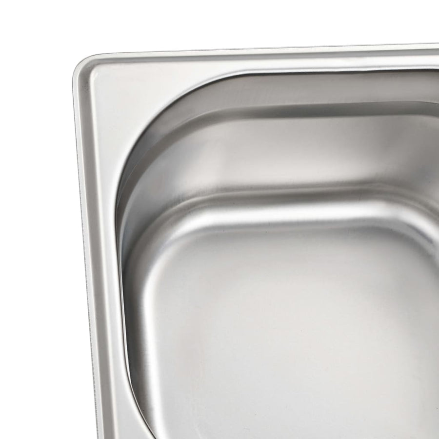 Gastronormbakken 12 St Gn 1/6 100 Mm Roestvrij Staal 176 x 162 x 100 mm