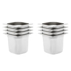 Gastronormbakken GN 1/6 150 mm roestvrij staal 8 stuks