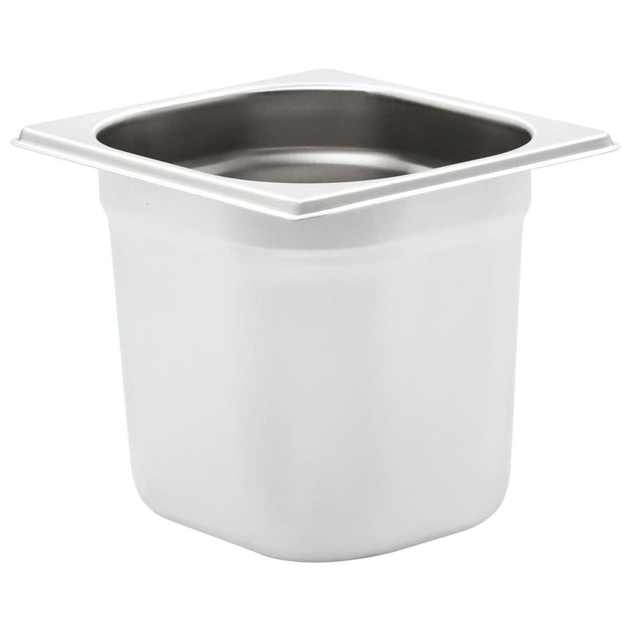 Gastronormbakken 8 St Gn 1/6 150 Mm Roestvrij Staal 176 x 162 x 150 mm
