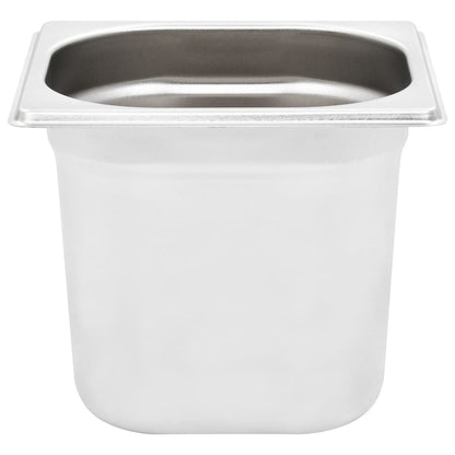 Gastronormbakken 8 St Gn 1/6 150 Mm Roestvrij Staal 176 x 162 x 150 mm