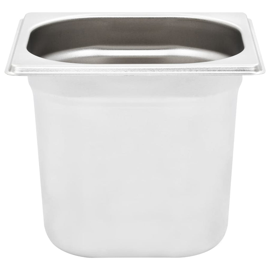 Gastronormbakken 8 St Gn 1/6 150 Mm Roestvrij Staal 176 x 162 x 150 mm