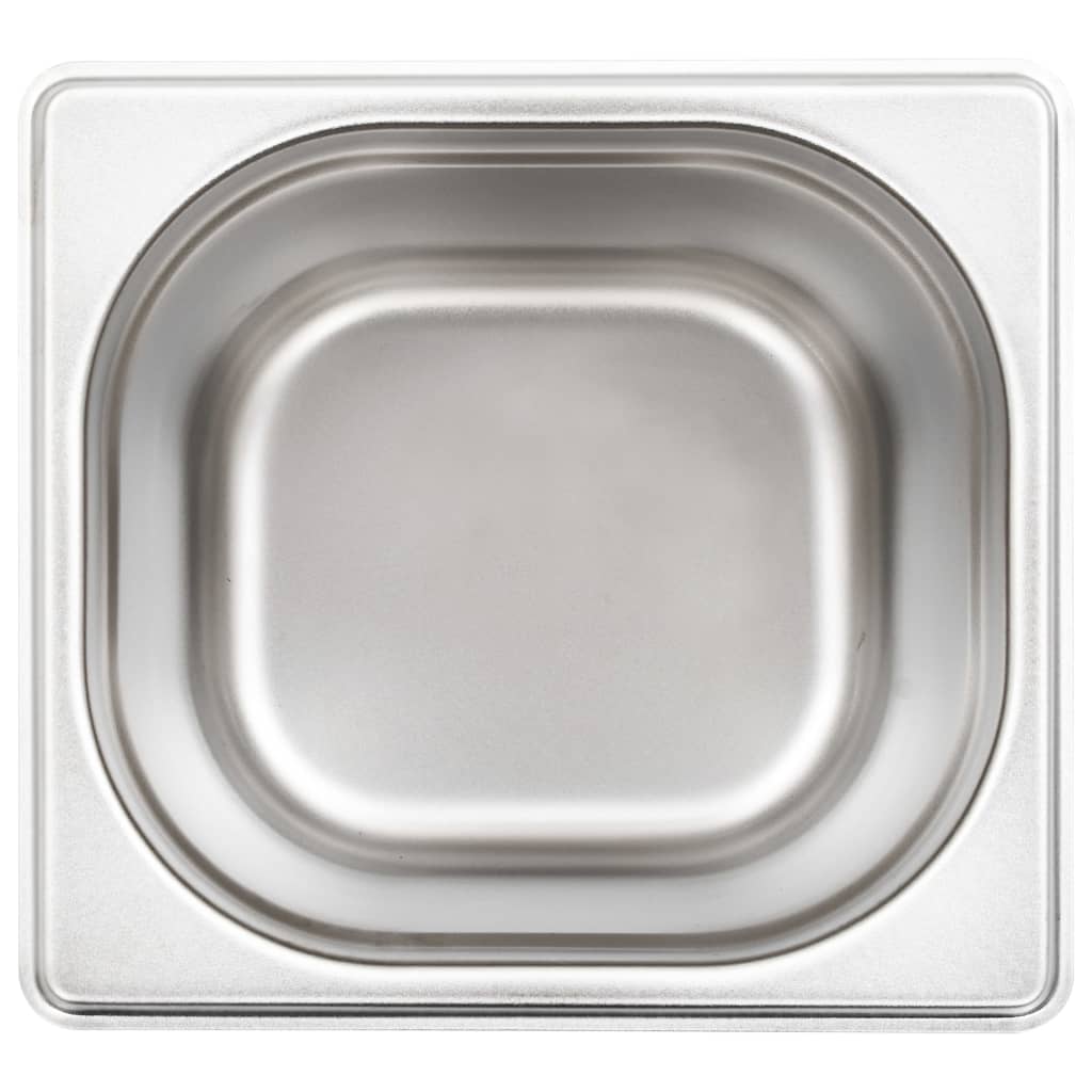 Gastronormbakken 8 St Gn 1/6 150 Mm Roestvrij Staal 176 x 162 x 150 mm