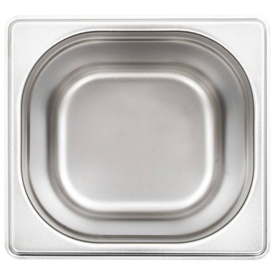 Gastronormbakken 8 St Gn 1/6 150 Mm Roestvrij Staal 176 x 162 x 150 mm