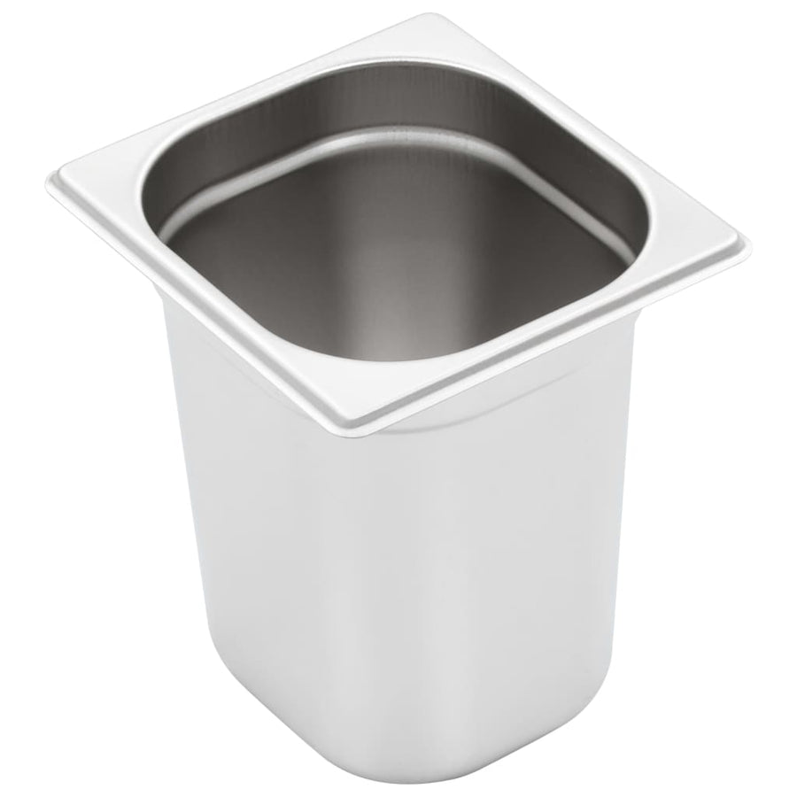 Gastronormbakken 8 St Gn 1/6 200 Mm Roestvrij Staal 176 x 162 x 200 mm