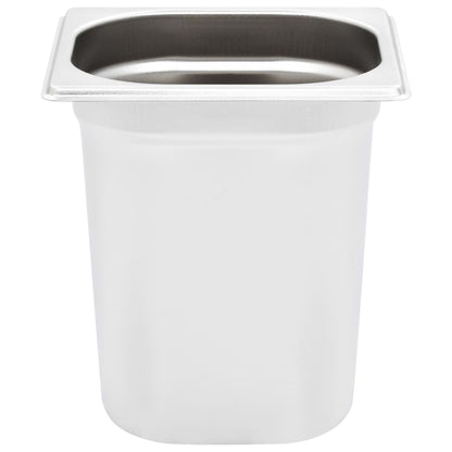 Gastronormbakken 8 St Gn 1/6 200 Mm Roestvrij Staal 176 x 162 x 200 mm
